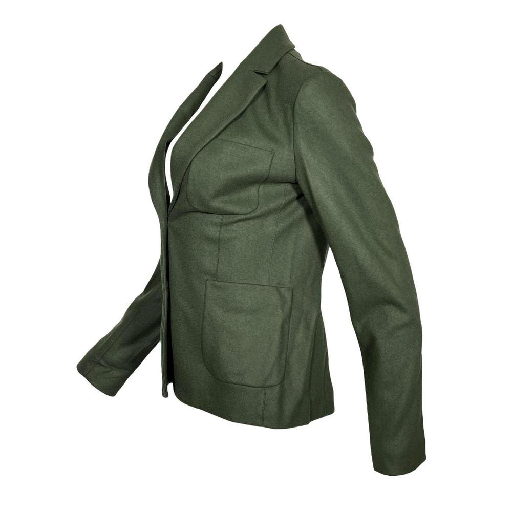 NEW ANTONELLI FIRENZE women melton fitted jacket in pine - Picture 2 of 3